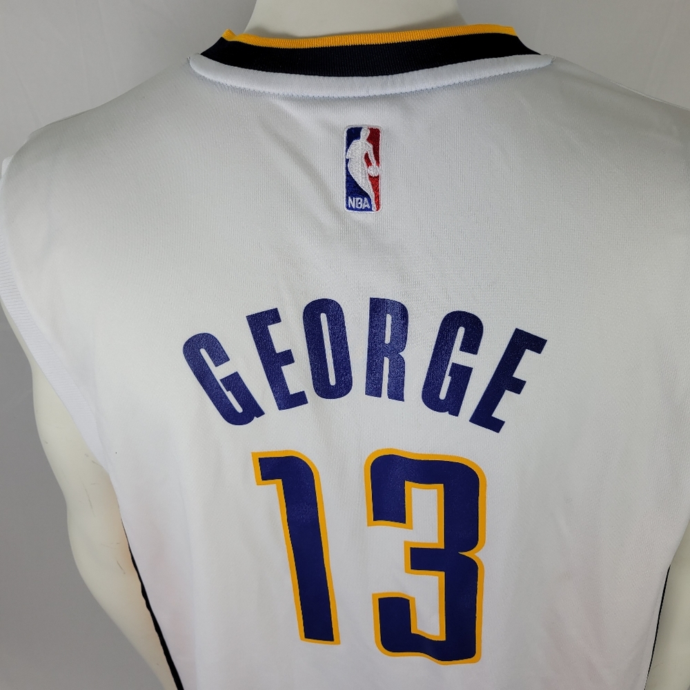 Adidas Indiana pacers Paul George  #13 basketball jersey mens size Large - Picture 4 of 9